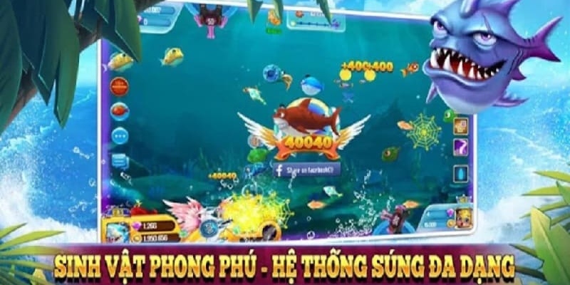 Trò chơi trang bị nhiều vật phẩm đa dạng